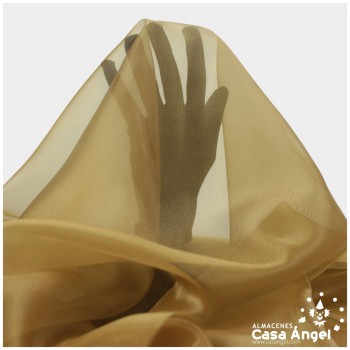 ORGANZA BRONCE CRISTAL SERIE PAOLA 150cm