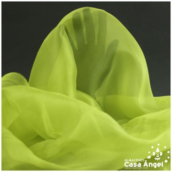 ORGANZA CRISTAL VERDE PISTACHO SERIE PAOLA 150cm