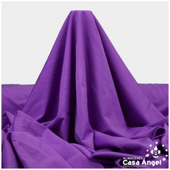 TELA LYCRA LISA BRILLANTE MORADO BERENJENA 150cm