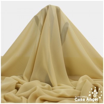 ORGANZA DE CONFECCIÓN CÁMEL LISA SERIE GEORGETTE 150cm