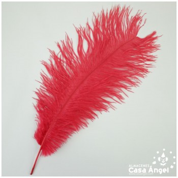 PLUMA DE AVESTRUZ FEMBODY ROJO 35cm