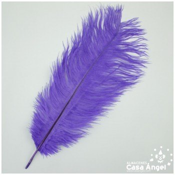 PLUMA DE AVESTRUZ FEMBODY MORADA 35cm