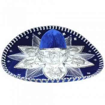 SOMBRERO MEXICANO CHARRO DUBETINA AZUL