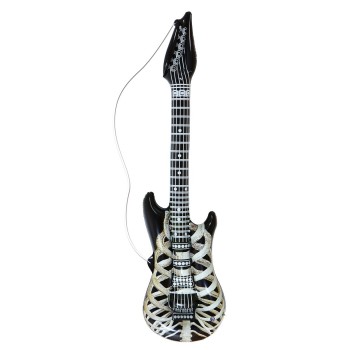 GUITARRA HINCHABLE ESQUELETO 105cm