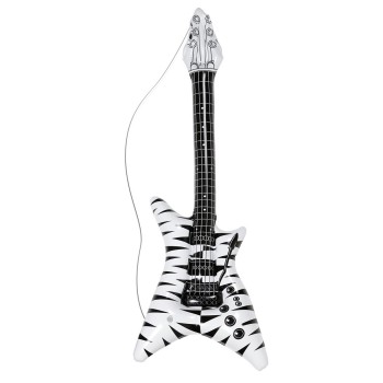 GUITARRA HINCHABLE ROCKSTAR ZEBRA 95cm