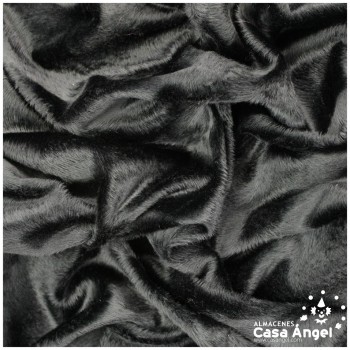 PELO CORTO NEGRO SERIE VELBOA ZIGZAG A CONTRAPELO 150cm