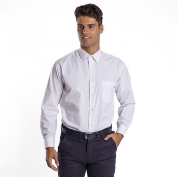 CAMISA BLANCA CLASICA HOMBRE MANGA LARGA