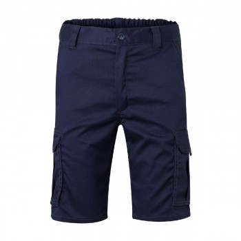 BERMUDA STRETCH AZUL MARINO NAVY CON BOLSILLOS LATERALES VELILLA