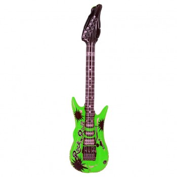 GUITARRA HINCHABLE ROCK'N ROLL VERDE 88cm