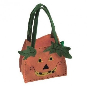 BOLSO CALABAZA NARANJA FIELTRO 28cm