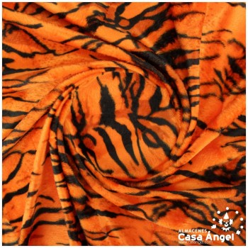 PELO CORTO TIGRE NARANJA SERIE KHAN 150cm