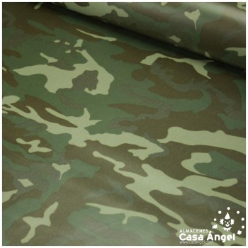 SARGA PLASTIFICADA CON CAMUFLAJE MILITAR 160cm