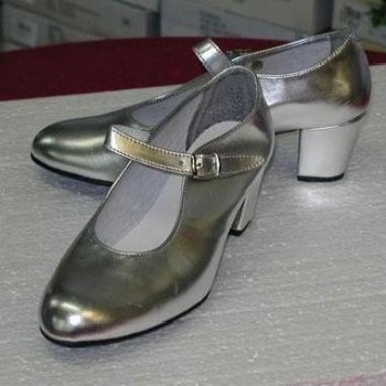 ZAPATO FLAMENCA PLATA