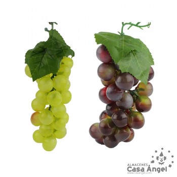 RACIMO UVAS DE PLÁSTICO RÉPLICA 15cm