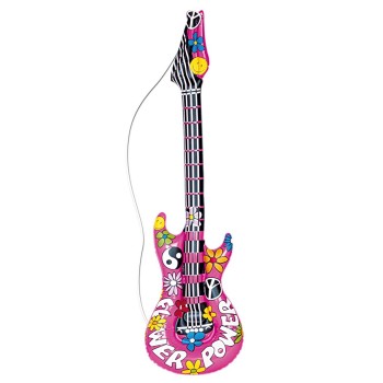 GUITARRA INFLABLE HIPPIE 105cm