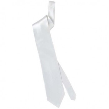 CORBATA RASO BLANCA