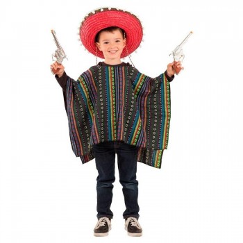 PONCHO MEJICANO INFANTIL