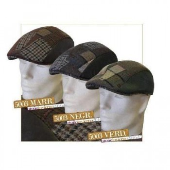 GORRA VESPA TELA PATCH COMBINADA NEGRO MARRÓN