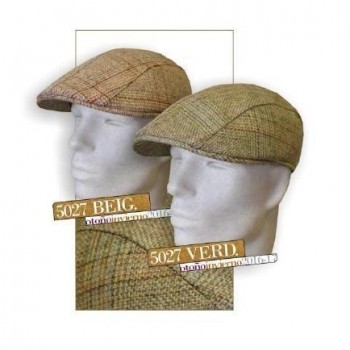 GORRA VESPA LANA CUADRILLE COLOR BEIGE