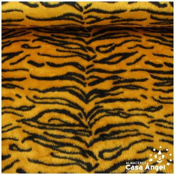 TELA PELO ANIMAL IMITACIÓN TIGRE 150cm