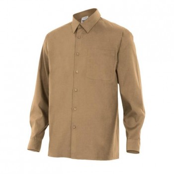 CAMISA MANGA LARGA BEIGE