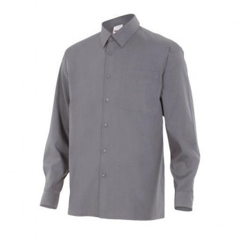 CAMISA MANGA LARGA GRIS