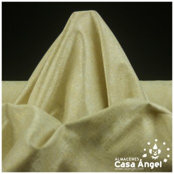 LONA JACQUARD BEIGE ARENA LAMÉ SERIE JERUSALÉN 280cm