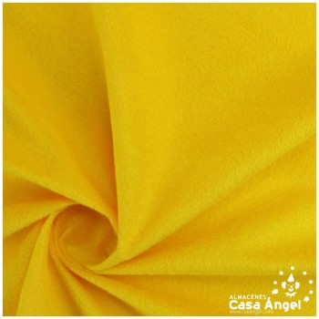 TERCIOPELO AMARILLO POLIÉSTER SERIE LUXOR 150cm