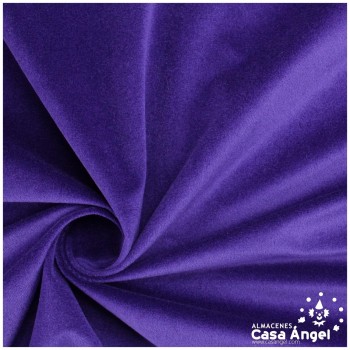 TERCIOPELO MORADO POLIÉSTER SERIE LUXOR 150cm