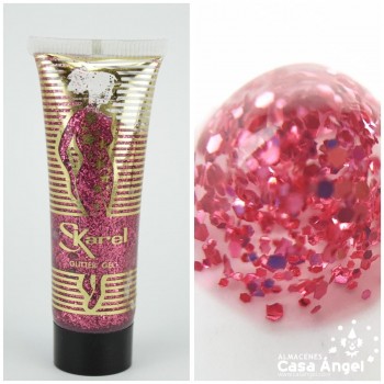 TUBO DE GEL GLITTER 20ml FUCSIA