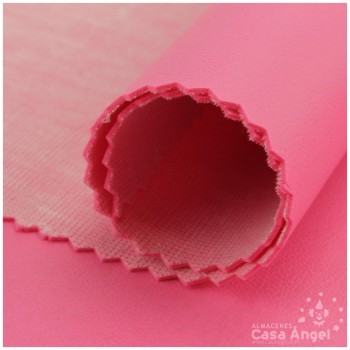 POLIPIEL FUCSIA TEXTURA FALSO CUERO 140cm