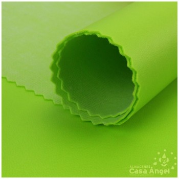 POLIPIEL VERDE PISTACHO TEXTURA FALSO CUERO 140cm