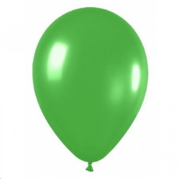 GLOBOS COLOR VERDE 50 UNIDADES