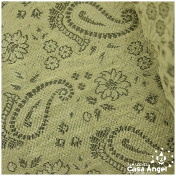 JACQUARD CACHEMIR BEIGE SERIE SASÁN 150cm