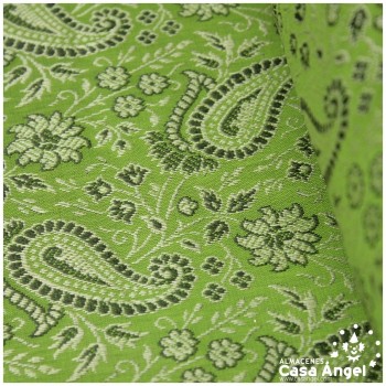 JACQUARD CACHEMIR VERDE PISTACHO SERIE SASÁN 150cm