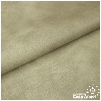 CUERO VEGANO BEIGE BETON CURTIDO SERIE SKORA 140cm