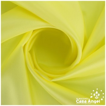 TELA DE FORRO DE ACETATO AMARILLO CANARIO 140cm