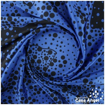 RASETE AZUL ESTAMPADO PAJARITAS 150cm