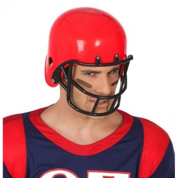 CASCO RUGBY O FÚTBOL AMERICANO ROJO