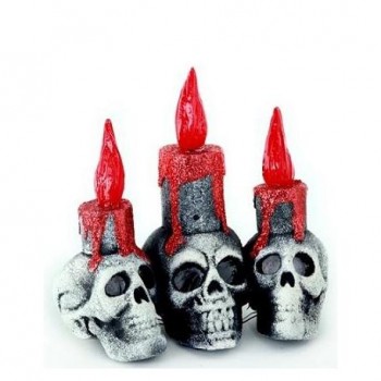 CANDELABRO CALAVERAS 56cm