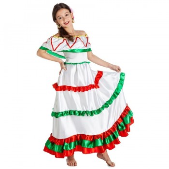 DISFRAZ MEXICANA VESTIDO INFANTIL