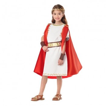 DISFRAZ DE EMPERADOR ROMANO CON CAPA INFANTIL UNISEX