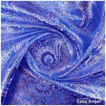 BROCADO JACQUARD CACHEMIR AZUL SERIE YESEIS 150cm