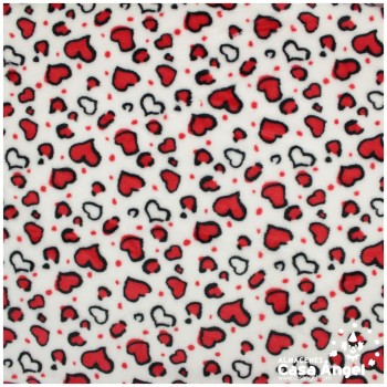 CORALINA ESTAMPADA CORAZONES PEQUEÑOS 150cm