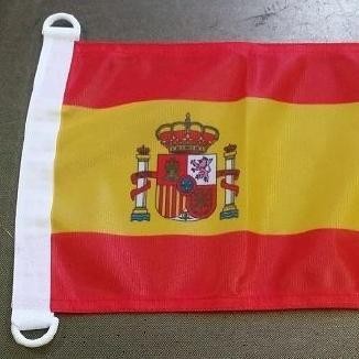 BANDERA ESPAÑA CON ESCUDO 30cm