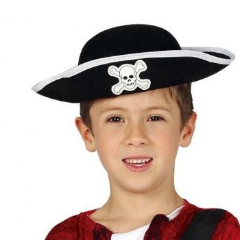 SOMBRERO FIELTRO PIRATA INFANTIL