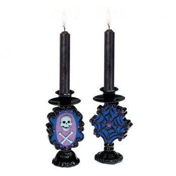 CANDELABRO CALAVERAS HALLOWEEN