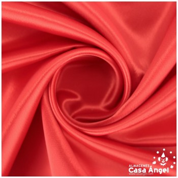 CRESPÓN DE RASO ROJO LAPATTO SERIE SARA 150cm