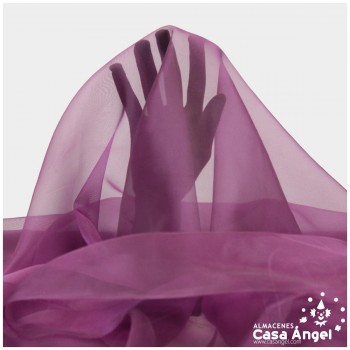 ORGANZA BERENJENA CRISTAL SERIE LORCA 150cm