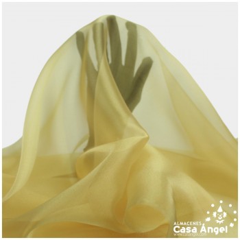 ORGANZA DORADA CRISTAL SERIE LORCA 150cm